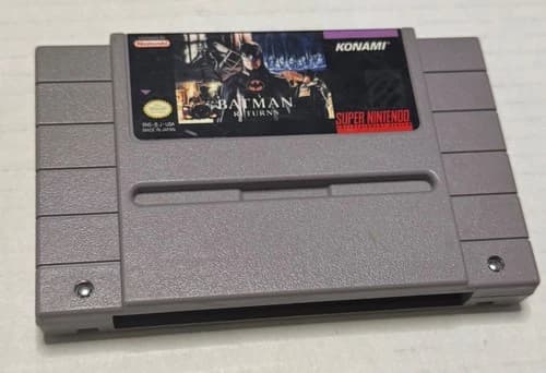 Batman Returns Super Nintendo SNES Cartridge Authentic