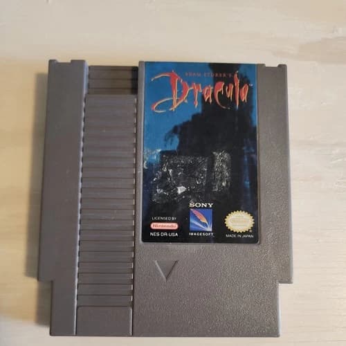 Bram Stoker's Dracula Nintendo NES 1993 Authentic Tested