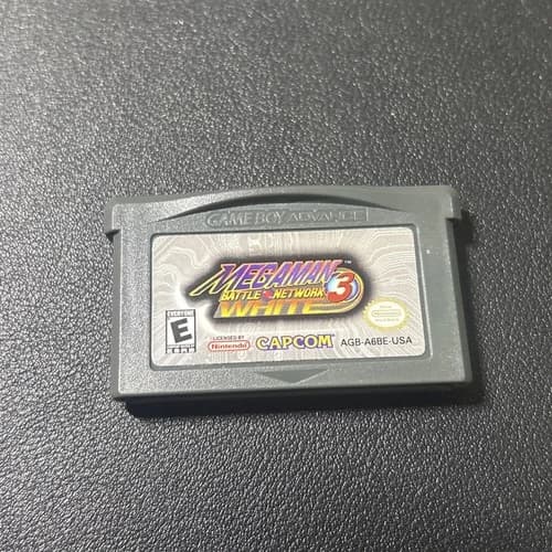Mega Man Battle Network 3 : White (Nintendo GameBoy Advance, 2003) Cart Only