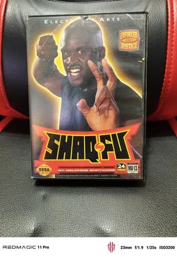 Shaq Fu – Sega Genesis Complete CIB (Game, Case, Manual) Tested