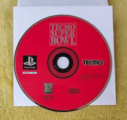 Tecmo Super Bowl Football (PlayStation 1 PS1) Disc Only Clean and Tested