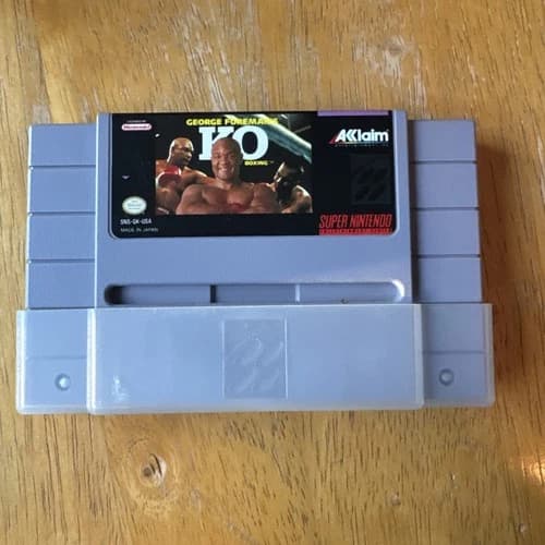 George Foreman's KO Boxing Super Nintendo SNES Cartridge Only
