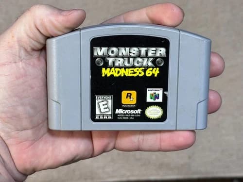 Monster Truck Madness (Nintendo 64, N64) Game - Authentic - Tested