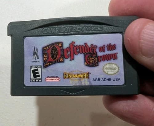 Defender of the Crown GBA Authentic, Tested - GameBoy Advance Cart Only, Tested
