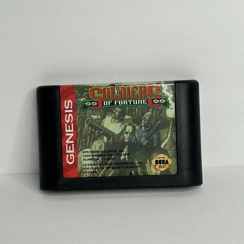 Soldiers of Fortune Sega Genesis Cart Only!