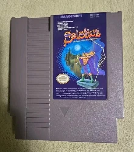 Solstice: The Quest for the Staff of Demnos (Nintendo NES) TESTED