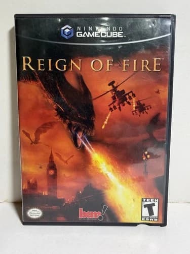 Reign of Fire, Nintendo GameCube, Authentic, CIB, Tested