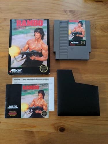Rambo - Nintendo NES 1988 CIB COMPLETE LOVELY CONDITION!