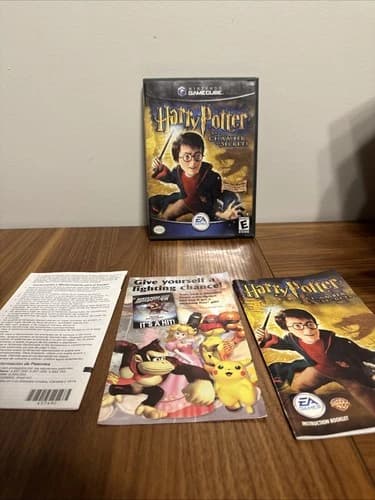 Harry Potter and The Chamber of Secrets CIB with Reg Card Tested GameCube
