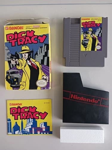 Dick Tracy NES Nintendo Entertainment System Video Game 1990 CIB