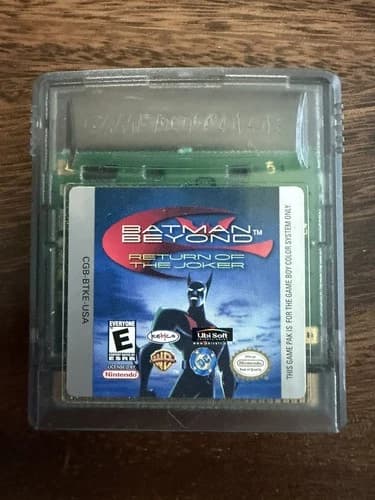 Batman Beyond: Return of the Joker (Nintendo Game Boy Color, 2000) Tested