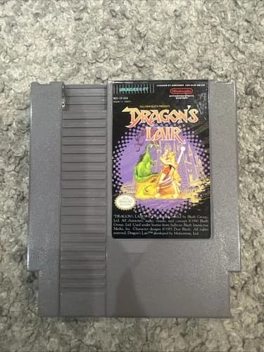 Dragon’s Lair for Nintendo NES – Tested & Working – Original