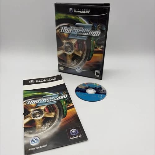 Need for Speed: Underground 2 (Nintendo GameCube, 2004) CIB Tested Clean!