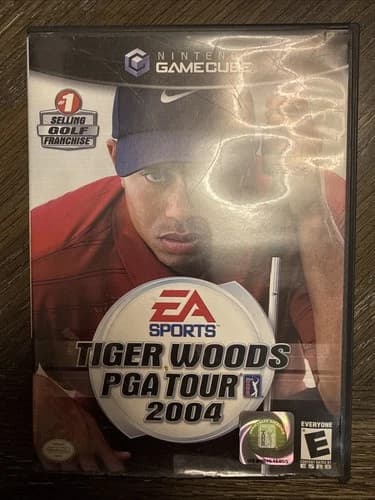 Tiger Woods PGA Tour 2004 (Nintendo GameCube, 2003) Complete