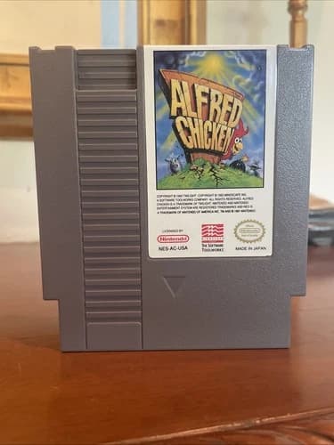 Alfred Chicken Nintendo Entertainment System, NES Tested & Authentic Clean Copy