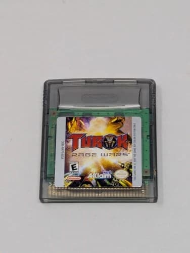 Turok: Rage Wars (Nintendo GBC Game Boy Color) Authentic Cleaned Tested