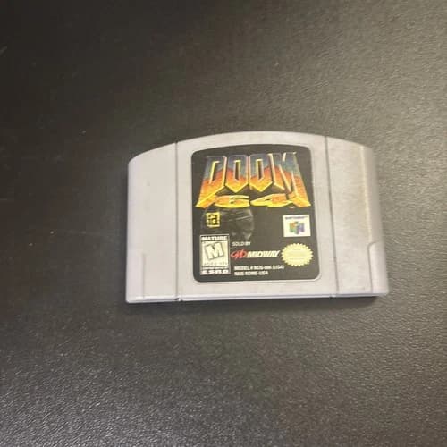Doom 64 Nintendo 64 N64 Authentic Cartridge Tested Working
