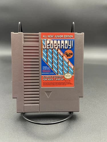Jeopardy! Junior Edition (Nintendo NES) - Original, Tested, Working
