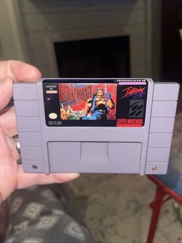 Blackthorne -Super Nintendo- 1994 SNES Cleaned & Tested Authentic Free Ship