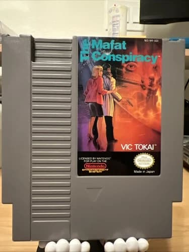 The Mafat Conspiracy (NES, 1990) Authentic Tested Cartridge *Excellent*