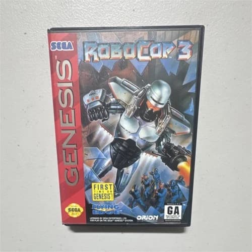 Flying Edge RoboCop 3 Sega Genesis NTSC-U/C Action CIB Complete