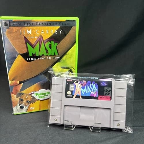 The Mask Super Nintendo SNES, 1995 Authentic Game With Movie Tested