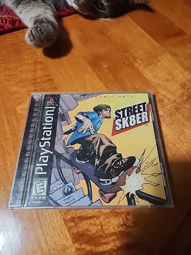 Street Sk8er PlayStation 1 PS1 - Tested With Manual Complete Black Label