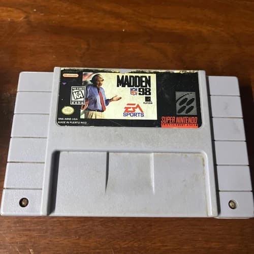 Madden NFL 98 (Super Nintendo Entertainment System, SNES)