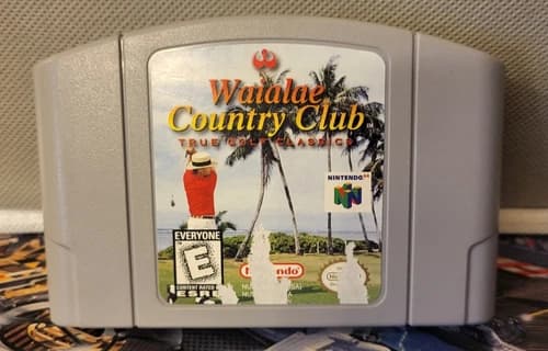 Nintendo 64 Waialae Country Club Game Cartridge True Golf Classics N64 1998