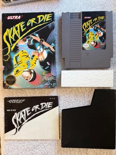 Skate or Die (Nintendo Entertainment System NES, 1988) CIB