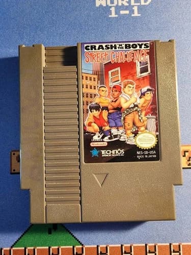 Crash N the Boys Street Challenge Nintendo NES Authentic Cartridge Only Tested