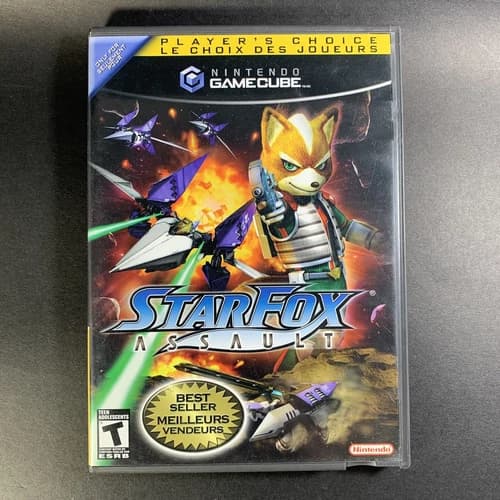 Star Fox: Assault Nintendo GameCube 2005 Complete CIB w/ Manual Inserts