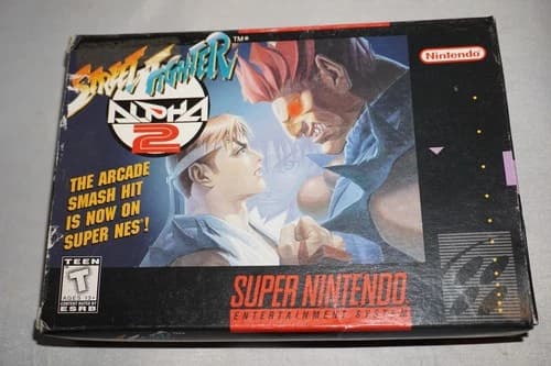 Street Fighter Alpha 2 (Super Nintendo SNES) Complete in Box CIB
