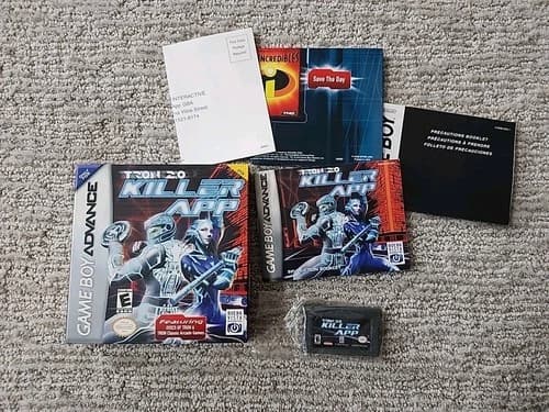 Tron 2.0 Killer App GBA CIB (Game Boy Advance, 2004) Fully Complete In Box GREAT