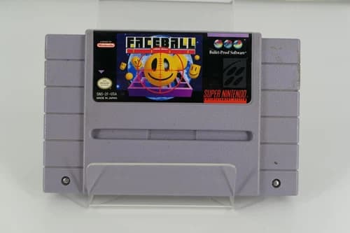 Faceball 2000 (SNES) Super Nintendo Authentic USA Video Game Cartridge Face Ball