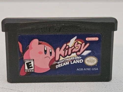 Kirby: Nightmare in Dream Land (Nintendo GameBoy Advance, 2001) Cartridge Tested