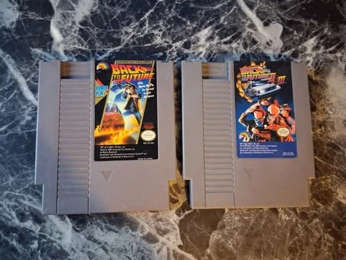 Back to the Future I II And III Nintendo NES Authentic Tested Contacts Cleaned