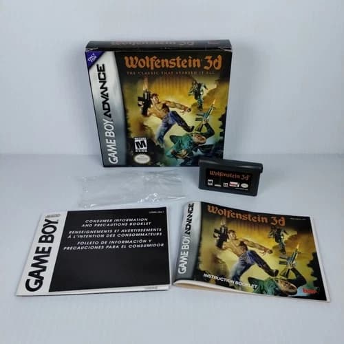 Wolfenstein 3d (Nintendo Game Boy Advance GBA) CIB - Tested - Free Shipping