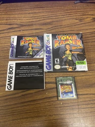 Tomb Raider Curse of the Sword (Nintendo GameBoy Color, 2001)