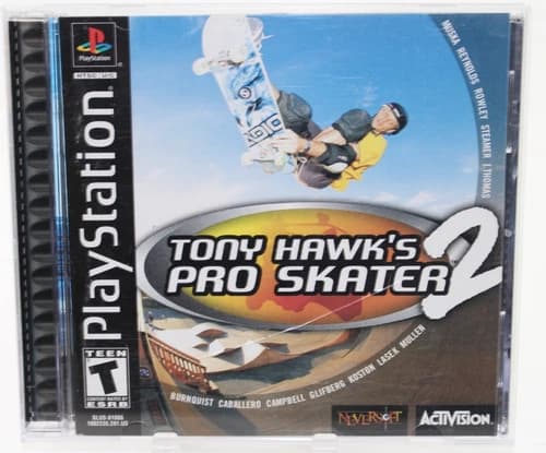 Tony Hawk's Pro Skater 2 (PlayStation 1) PS1 Complete with Registration Card