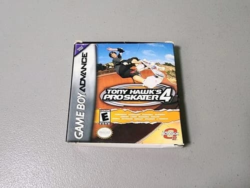 Tony Hawk's Pro Skater 4 (Nintendo Game Boy Advance, 2002) CIB Complete Tested