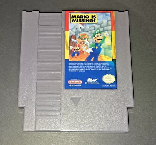 Mario is Missing (Nintendo Entertainment System, 1993) Help Luigi Find Mario!!