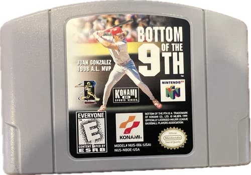 Bottom of the 9th N64 (Nintendo 64) Authentic Tested Working