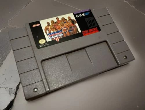 American Gladiators (Super Nintendo, 1993) Authentic SNES Cart Only Tested