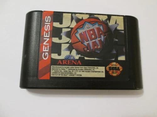NBA Jam (Sega Genesis, 1994) Cartridge Only TESTED & WORKING