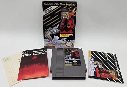 1989 NES Romance of the Three Kingdoms Game CIB