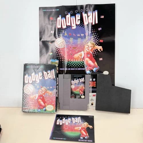 Super Dodge Ball (Nintendo Entertainment System, 1989) Complete CIB