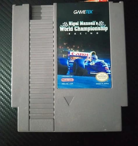 Nigel Mansell's World Championship Racing NES Video Game 1993(Cartridge Only).