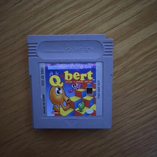 Q*bert (Nintendo Game Boy, 1992) Cartridge Only Authentic