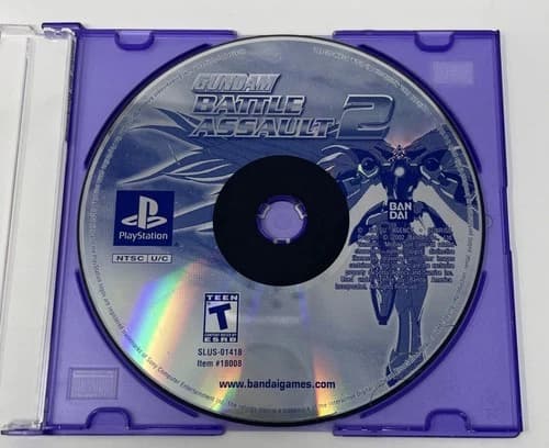 Gundam: Battle Assault 2 (Sony PlayStation, 2002) DISC ONLY